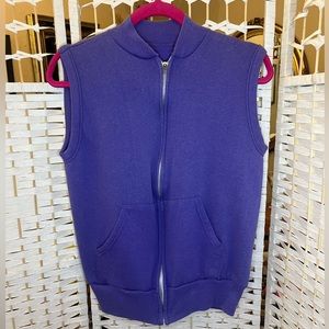 80s Vintage Vibrante Purple Sportswear Vest - fits like a size Small
